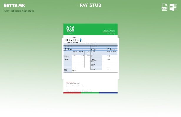 Модерен стил Шаблон за технолошка компанија на САД Big Box Technologies